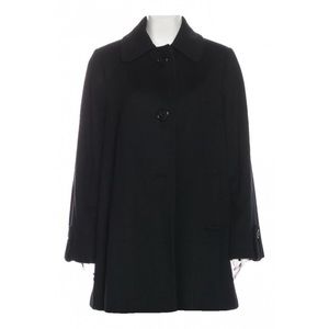 Black Burberry wool and cashmere coat. Size 10 (US)